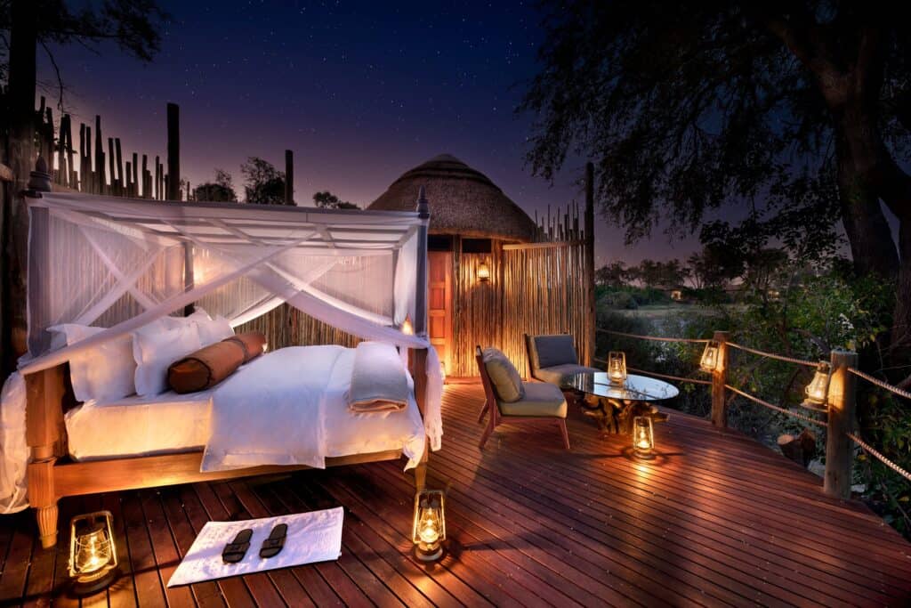 Sleep under the stars on Safari in Botswana