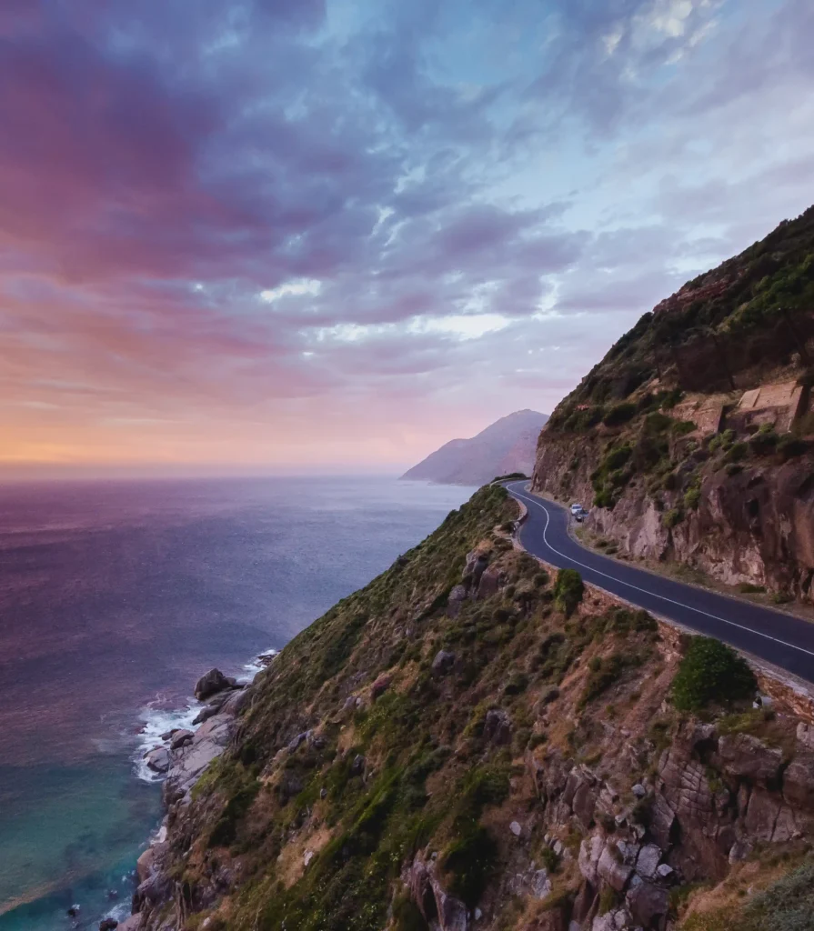 Chapmans Peak Drive at Sunset