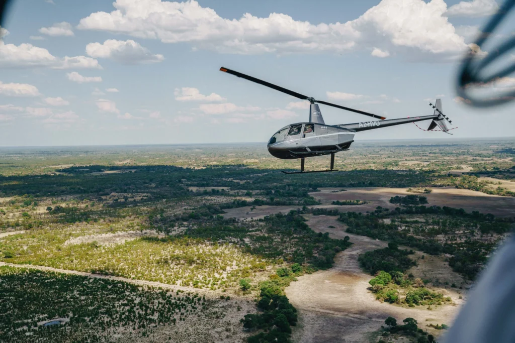 Helicopter Ride Over Okavango Delta