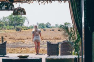 Observation Deck in Atzaró Okavango Camp.