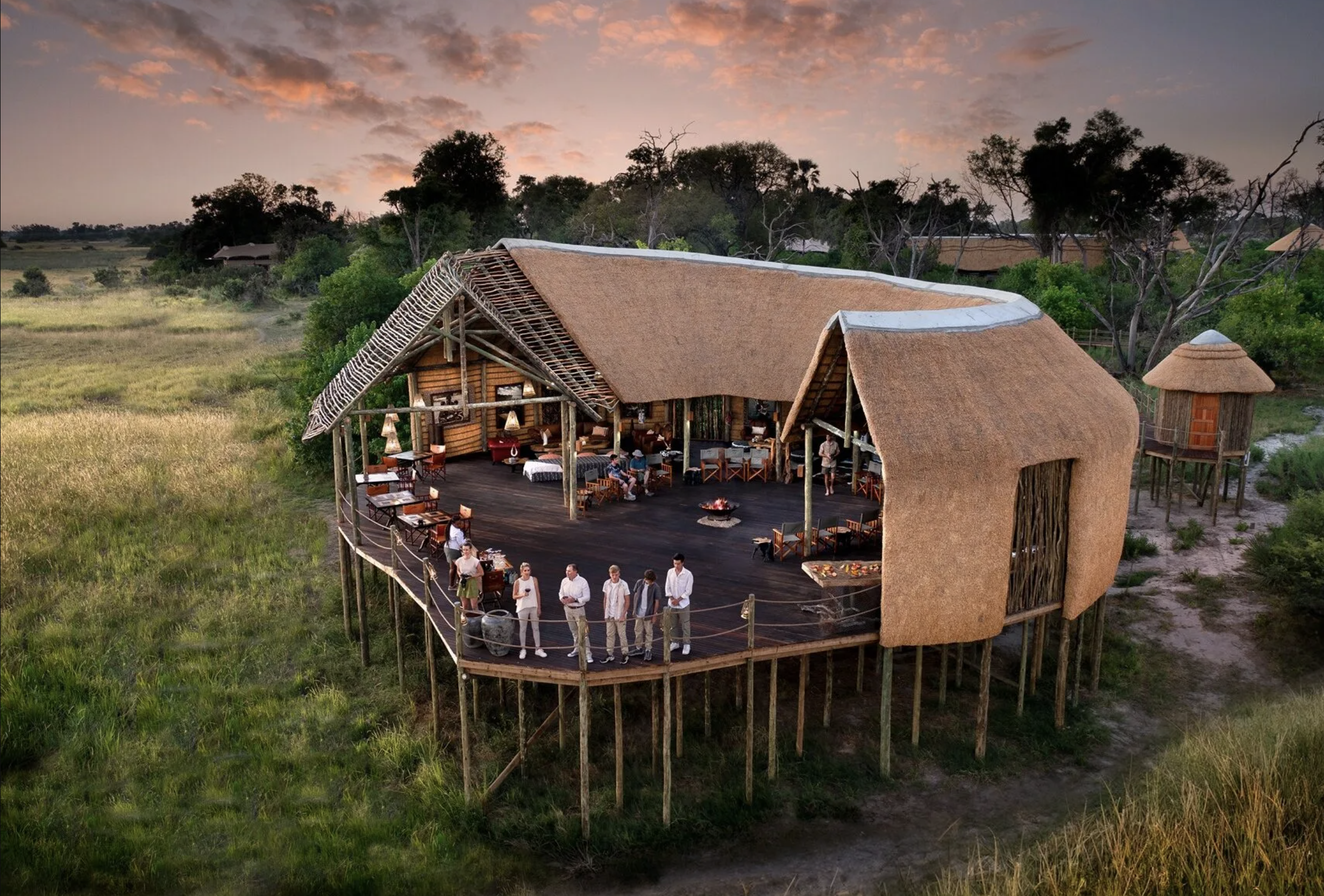Ancestral Boma Atzaró Okavango Camp