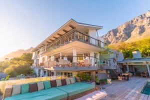 Couple at the terrace in Atzaró Cape Town 