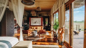 59 Luxury suite at the Atzaro Okavango camp in Botswana