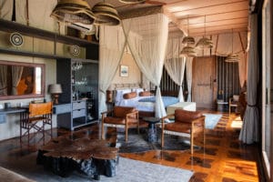 luxury suite at atzaro okavango camp in Botswana
